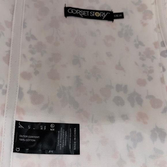 CORSET STORY FLORAL DITSY COTTON CORSET TOP - Picture 9 of 12